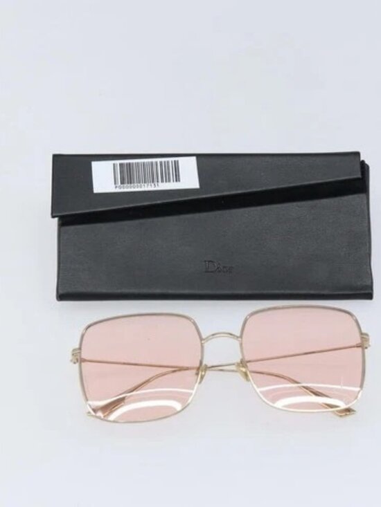 Christian Dior Sunglasses metal Pink Auth BA10311 main image 8